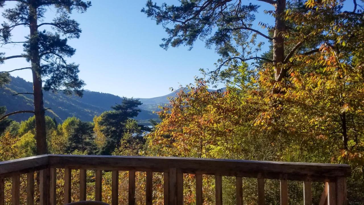 Cabane Lodge Domaine Du Lac Chambon Murol Kültér fotó