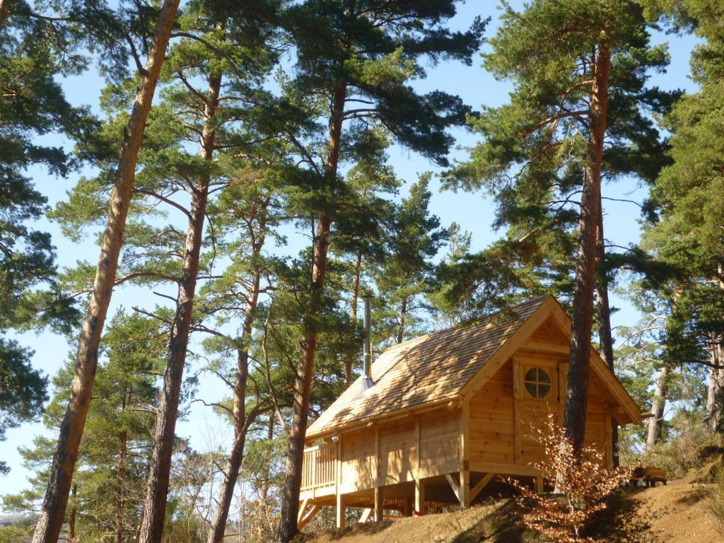 Cabane Lodge Domaine Du Lac Chambon Murol Szoba fotó